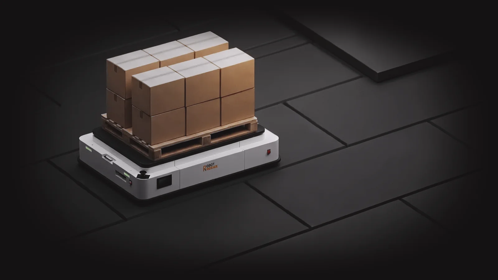 搬送自動化の工程イメージ（CG）